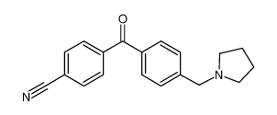 Picture of 4-[4-(pyrrolidin-1-ylmethyl)benzoyl]benzonitrile