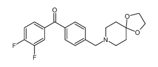 Picture of (3,4-difluorophenyl)-[4-(1,4-dioxa-8-azaspiro[4.5]decan-8-ylmethyl)phenyl]methanone