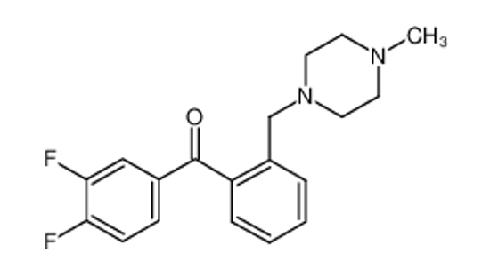 Picture of (3,4-difluorophenyl)-[2-[(4-methylpiperazin-1-yl)methyl]phenyl]methanone