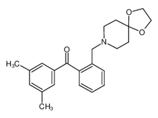 Picture of (3,5-dimethylphenyl)-[2-(1,4-dioxa-8-azaspiro[4.5]decan-8-ylmethyl)phenyl]methanone