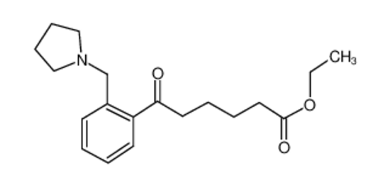 Picture of ethyl 6-oxo-6-[2-(pyrrolidin-1-ylmethyl)phenyl]hexanoate