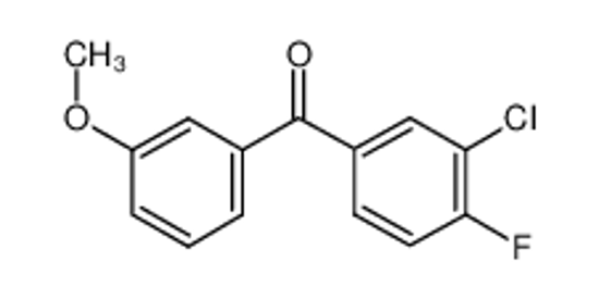 Изображение (3-chloro-4-fluorophenyl)-(3-methoxyphenyl)methanone