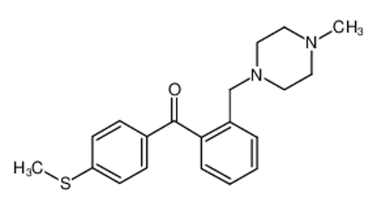 Picture of [2-[(4-methylpiperazin-1-yl)methyl]phenyl]-(4-methylsulfanylphenyl)methanone