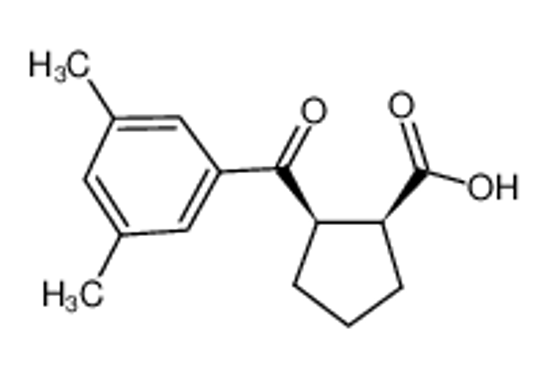 Picture of (1R,2S)-2-(3,5-dimethylbenzoyl)cyclopentane-1-carboxylic acid