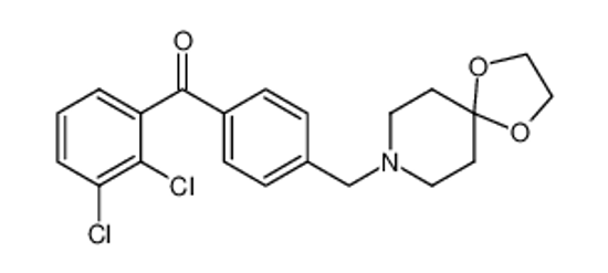 Imagem de (2,3-dichlorophenyl)-[4-(1,4-dioxa-8-azaspiro[4.5]decan-8-ylmethyl)phenyl]methanone