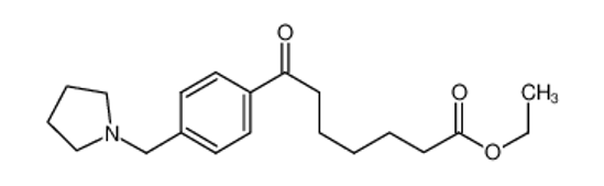 Picture of ethyl 7-oxo-7-[4-(pyrrolidin-1-ylmethyl)phenyl]heptanoate