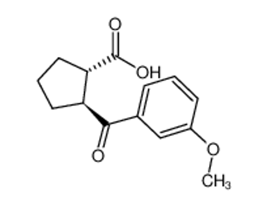 Изображение (1R,2R)-2-(3-methoxybenzoyl)cyclopentane-1-carboxylic acid
