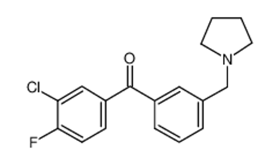 Picture of (3-chloro-4-fluorophenyl)-[3-(pyrrolidin-1-ylmethyl)phenyl]methanone