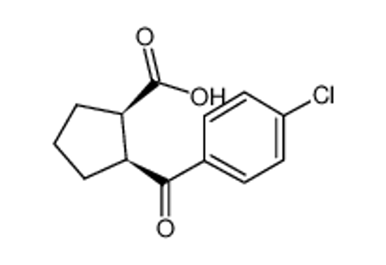 Picture of (1R,2S)-2-(4-chlorobenzoyl)cyclopentane-1-carboxylic acid