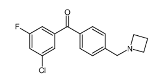 Picture of [4-(azetidin-1-ylmethyl)phenyl]-(3-chloro-5-fluorophenyl)methanone