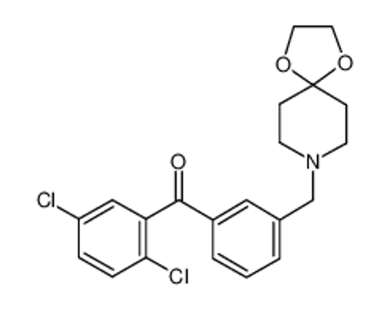 Picture of (2,5-dichlorophenyl)-[3-(1,4-dioxa-8-azaspiro[4.5]decan-8-ylmethyl)phenyl]methanone