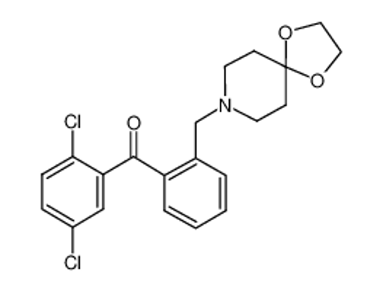 Picture of (2,5-dichlorophenyl)-[2-(1,4-dioxa-8-azaspiro[4.5]decan-8-ylmethyl)phenyl]methanone