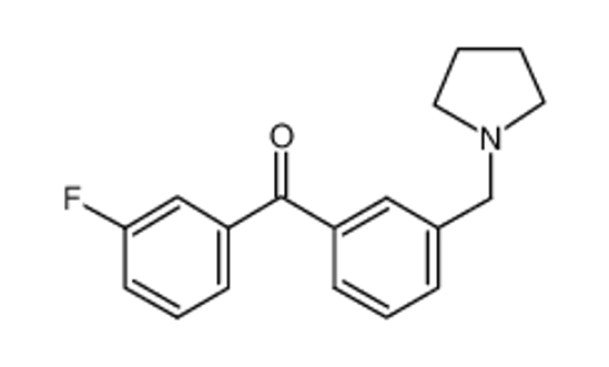 Picture of (3-fluorophenyl)-[3-(pyrrolidin-1-ylmethyl)phenyl]methanone