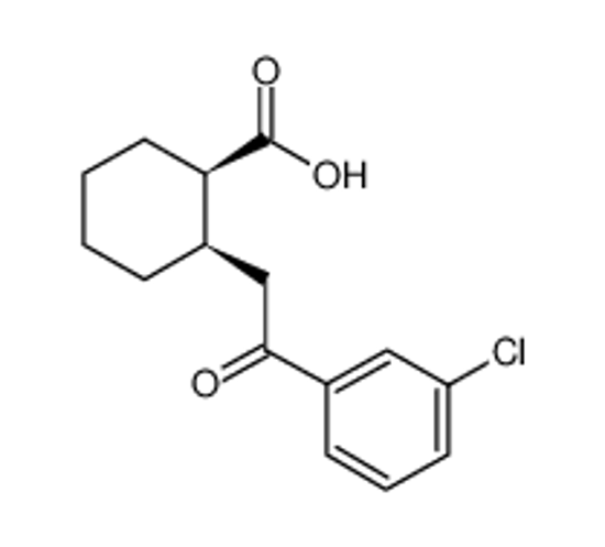 Изображение (1R,2R)-2-[2-(3-chlorophenyl)-2-oxoethyl]cyclohexane-1-carboxylic acid