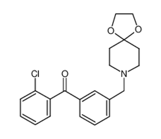 Изображение (2-chlorophenyl)-[3-(1,4-dioxa-8-azaspiro[4.5]decan-8-ylmethyl)phenyl]methanone