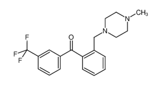 Picture of [2-[(4-methylpiperazin-1-yl)methyl]phenyl]-[3-(trifluoromethyl)phenyl]methanone