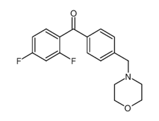 Изображение (2,4-difluorophenyl)-[4-(morpholin-4-ylmethyl)phenyl]methanone
