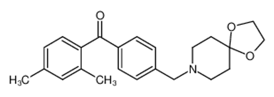 Imagem de (2,4-dimethylphenyl)-[4-(1,4-dioxa-8-azaspiro[4.5]decan-8-ylmethyl)phenyl]methanone