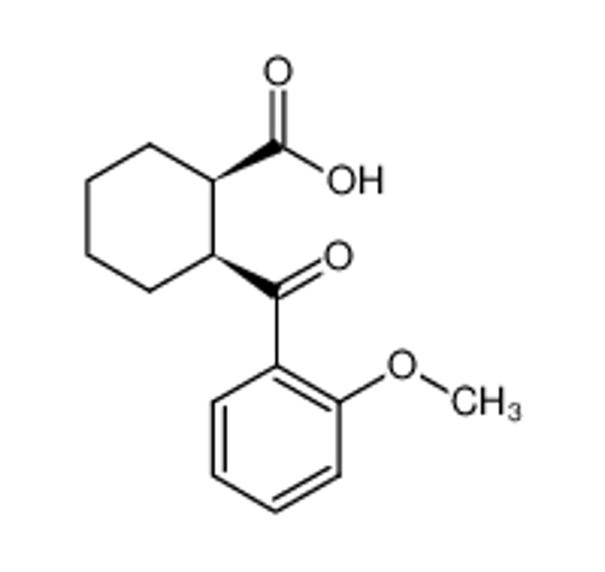 Picture of (1R,2S)-2-(2-methoxybenzoyl)cyclohexane-1-carboxylic acid