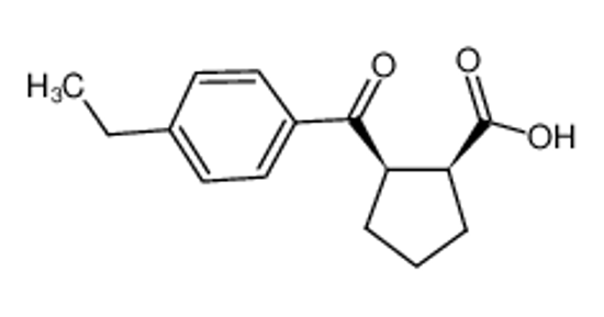 Picture of (1R,2S)-2-(4-ethylbenzoyl)cyclopentane-1-carboxylic acid