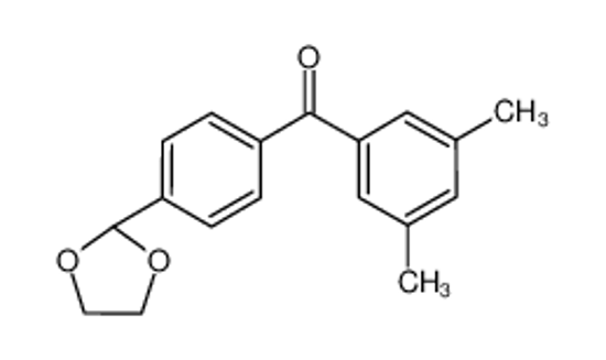 Picture of (3,5-dimethylphenyl)-[4-(1,3-dioxolan-2-yl)phenyl]methanone