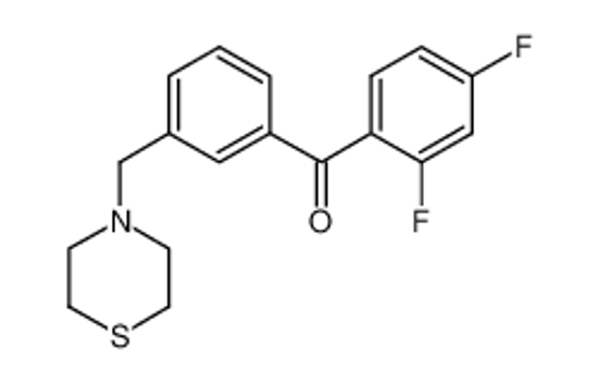 Picture of (2,4-difluorophenyl)-[3-(thiomorpholin-4-ylmethyl)phenyl]methanone