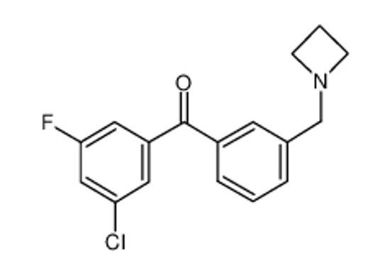 Picture of [3-(azetidin-1-ylmethyl)phenyl]-(3-chloro-5-fluorophenyl)methanone