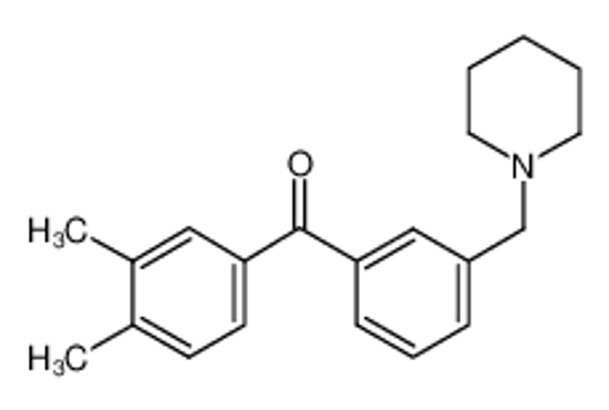 Изображение (3,4-dimethylphenyl)-[3-(piperidin-1-ylmethyl)phenyl]methanone