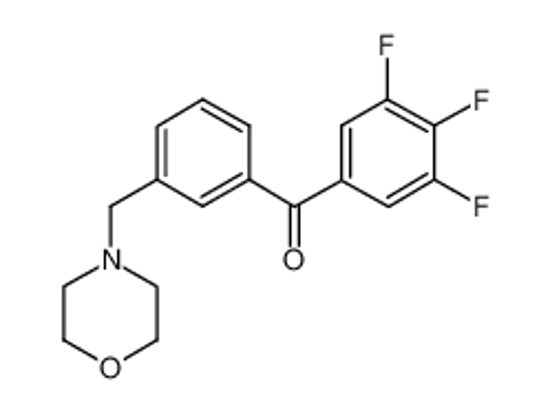 Picture of [3-(morpholin-4-ylmethyl)phenyl]-(3,4,5-trifluorophenyl)methanone