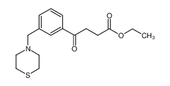 Picture of ethyl 4-oxo-4-[3-(thiomorpholin-4-ylmethyl)phenyl]butanoate