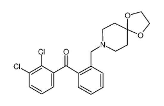 Picture of (2,3-dichlorophenyl)-[2-(1,4-dioxa-8-azaspiro[4.5]decan-8-ylmethyl)phenyl]methanone