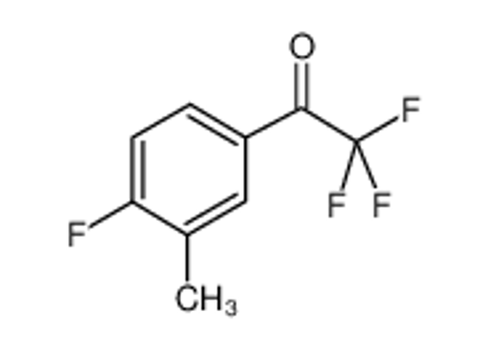 Picture of 2,2,2-trifluoro-1-(4-fluoro-3-methylphenyl)ethanone