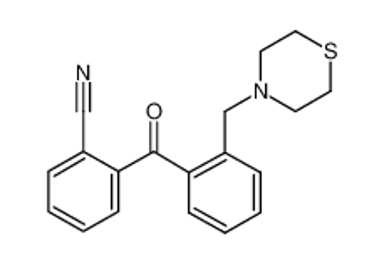 Picture of 2-[2-(thiomorpholin-4-ylmethyl)benzoyl]benzonitrile