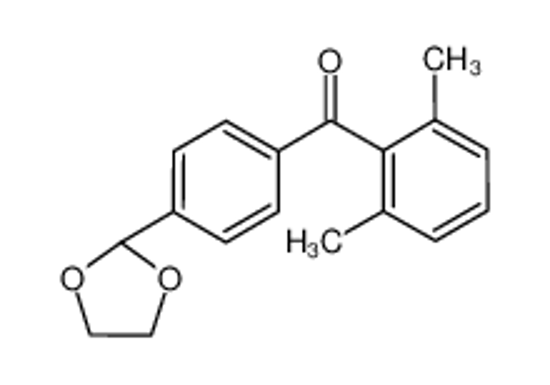 Imagem de (2,6-dimethylphenyl)-[4-(1,3-dioxolan-2-yl)phenyl]methanone