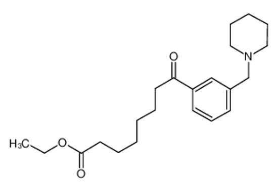 Picture of ethyl 8-oxo-8-[3-(piperidin-1-ylmethyl)phenyl]octanoate