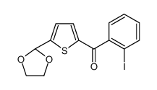 Picture of [5-(1,3-dioxolan-2-yl)thiophen-2-yl]-(2-iodophenyl)methanone