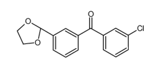 Picture of (3-chlorophenyl)-[3-(1,3-dioxolan-2-yl)phenyl]methanone