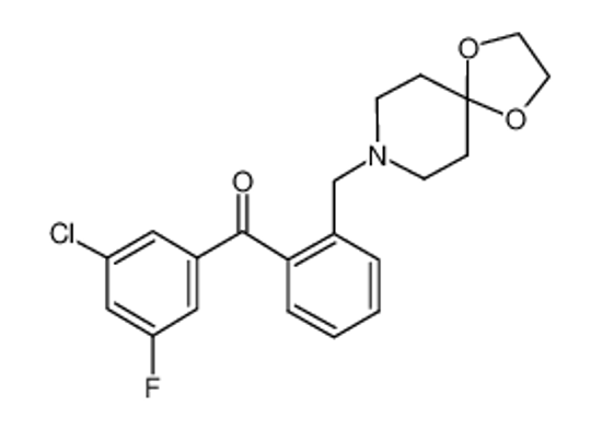 Picture of (3-chloro-5-fluorophenyl)-[2-(1,4-dioxa-8-azaspiro[4.5]decan-8-ylmethyl)phenyl]methanone
