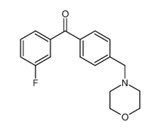 Picture of (3-fluorophenyl)-[4-(morpholin-4-ylmethyl)phenyl]methanone