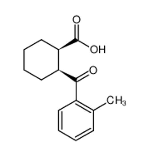 Picture of (1R,2S)-2-(2-methylbenzoyl)cyclohexane-1-carboxylic acid