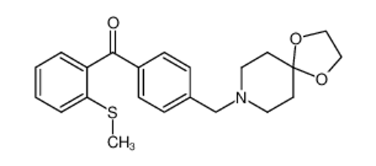 Picture of [4-(1,4-dioxa-8-azaspiro[4.5]decan-8-ylmethyl)phenyl]-(2-methylsulfanylphenyl)methanone