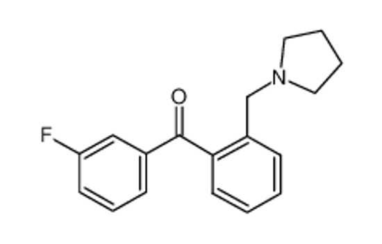 Picture of (3-fluorophenyl)-[2-(pyrrolidin-1-ylmethyl)phenyl]methanone