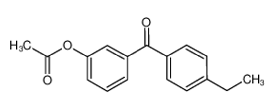 Picture of [3-(4-ethylbenzoyl)phenyl] acetate
