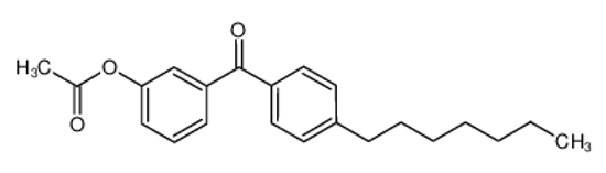 Изображение [3-(4-heptylbenzoyl)phenyl] acetate