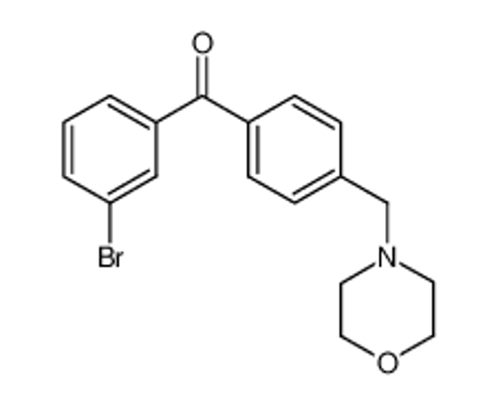 Picture of (3-bromophenyl)-[4-(morpholin-4-ylmethyl)phenyl]methanone