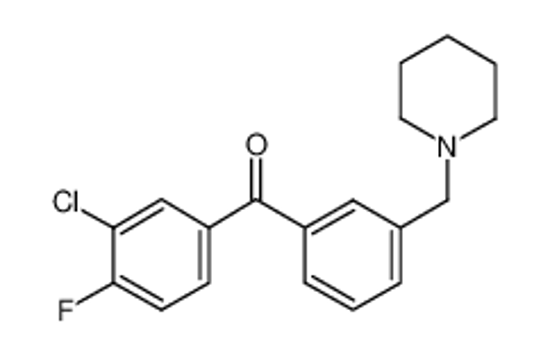 Picture of (3-chloro-4-fluorophenyl)-[3-(piperidin-1-ylmethyl)phenyl]methanone