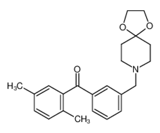 Picture of (2,5-dimethylphenyl)-[3-(1,4-dioxa-8-azaspiro[4.5]decan-8-ylmethyl)phenyl]methanone