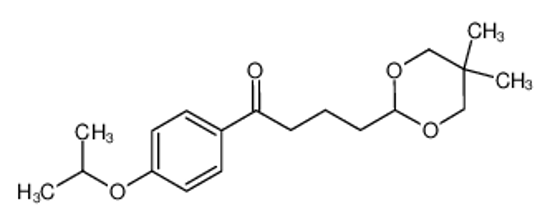 Imagem de 4-(5,5-dimethyl-1,3-dioxan-2-yl)-1-(4-propan-2-yloxyphenyl)butan-1-one
