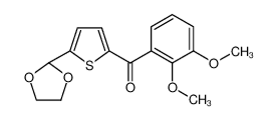 Imagem de (2,3-dimethoxyphenyl)-[5-(1,3-dioxolan-2-yl)thiophen-2-yl]methanone