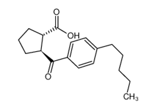 Picture of (1R,2R)-2-(4-pentylbenzoyl)cyclopentane-1-carboxylic acid